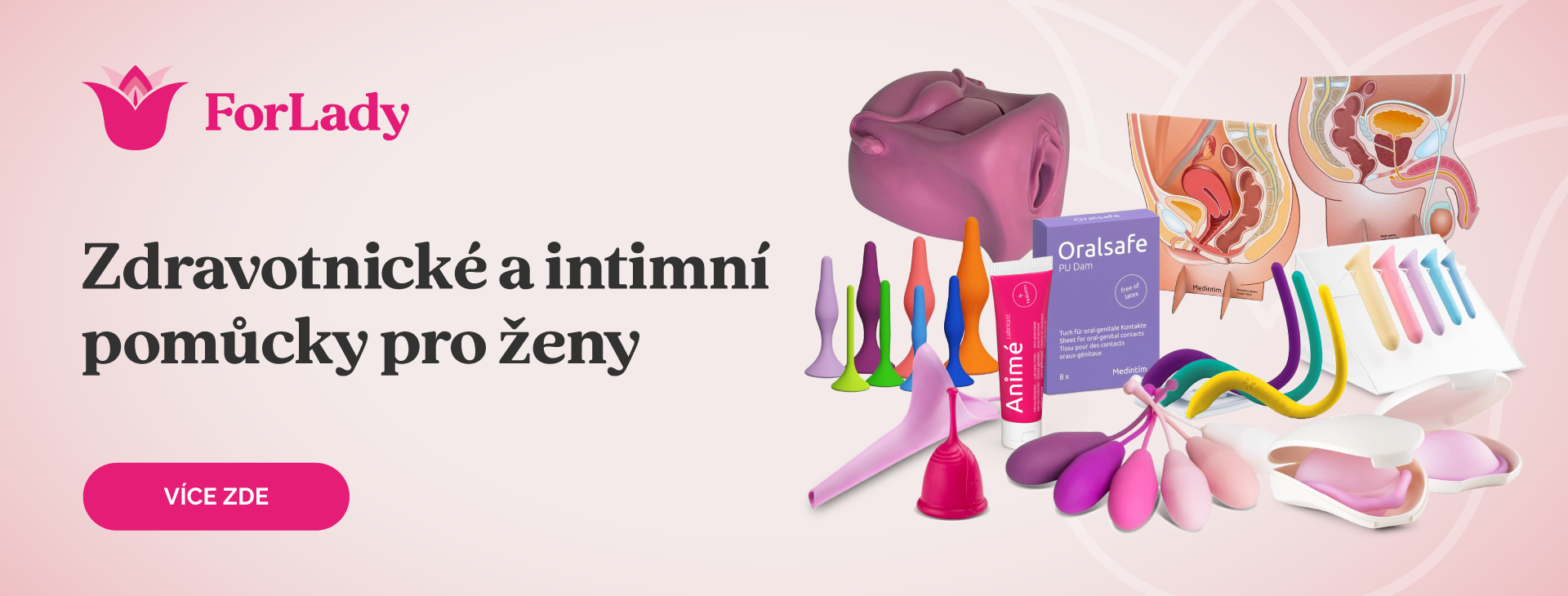 Zdravotnické a intimní pomůcky pro ženy