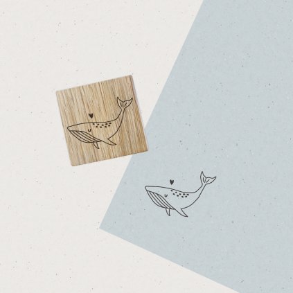 razítko s velrybou formace