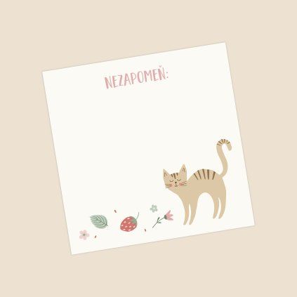 samolepici postit kocka formace