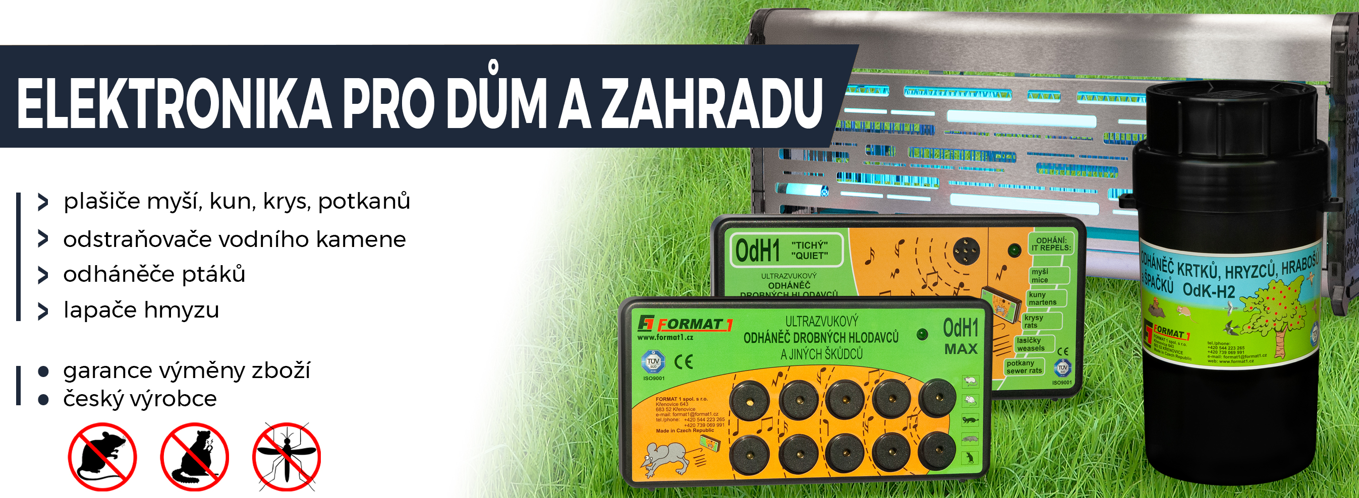 ELEKTRONIKA PRO DŮM A ZAHRADU