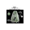set portable toi toilet shower tent