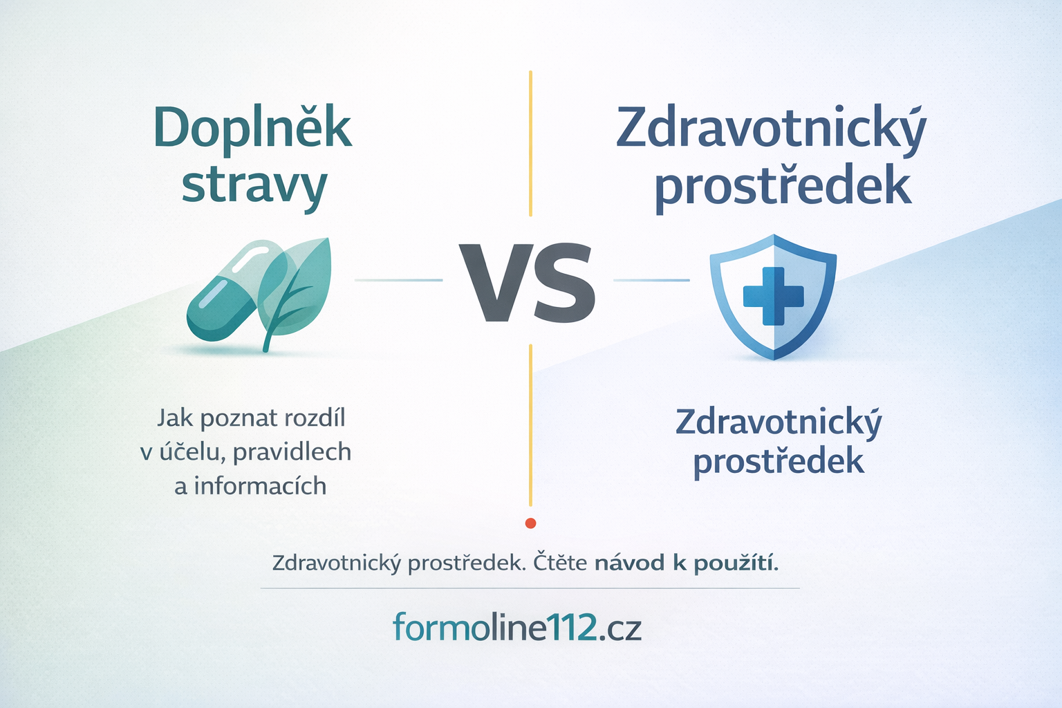 Doplněk stravy vs. zdravotnický prostředek: jak poznat rozdíl a vybrat racionálně