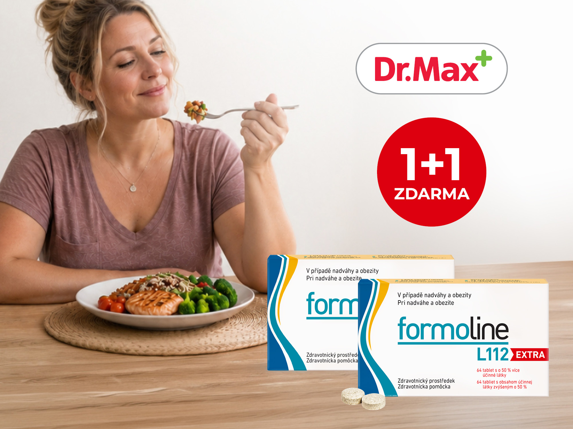 Akce 1+1 na e-shopu Dr.Max: druhé balení formoline L112 EXTRA zdarma