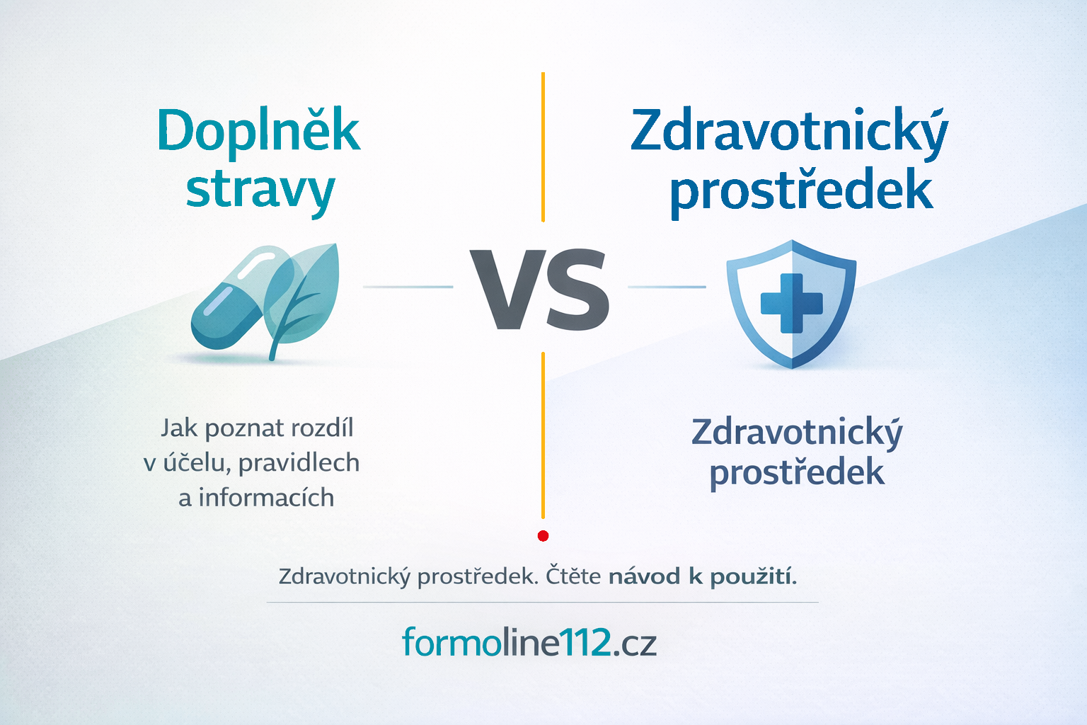 Doplněk stravy vs. zdravotnický prostředek: jak poznat rozdíl a vybrat racionálně