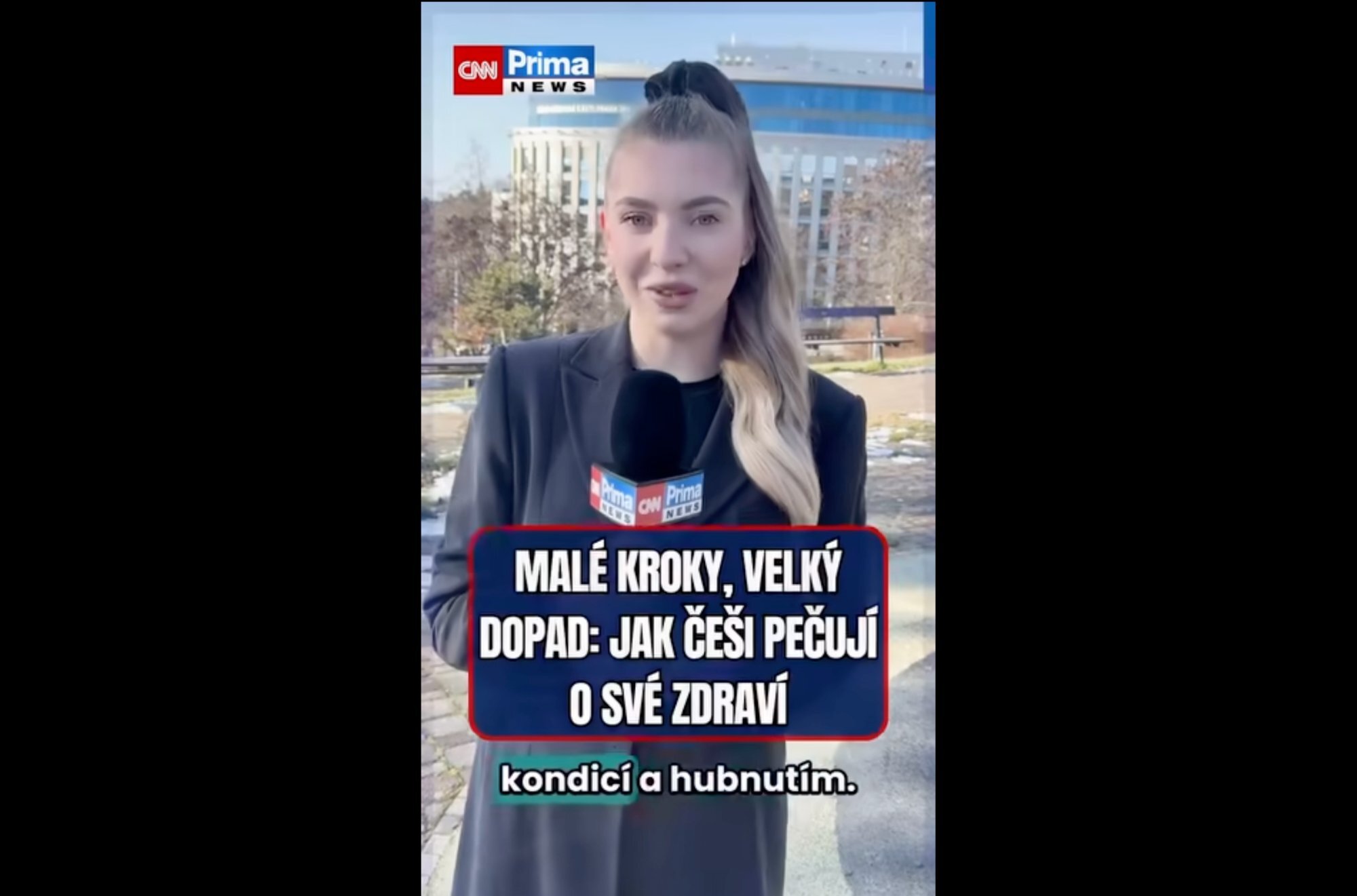 Na začátku roku opět fit — Facebook video CNN Prima NEWS