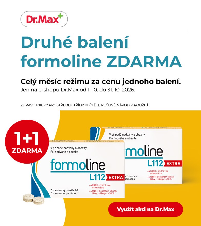 Akce 1+1: druhé balení formoline zdarma na e-shopu Dr.Max
