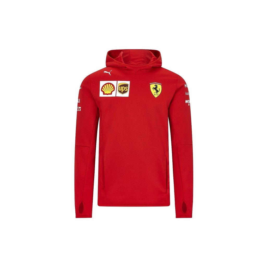Ferrari týmová Fleece mikina červená (Velikost XL)