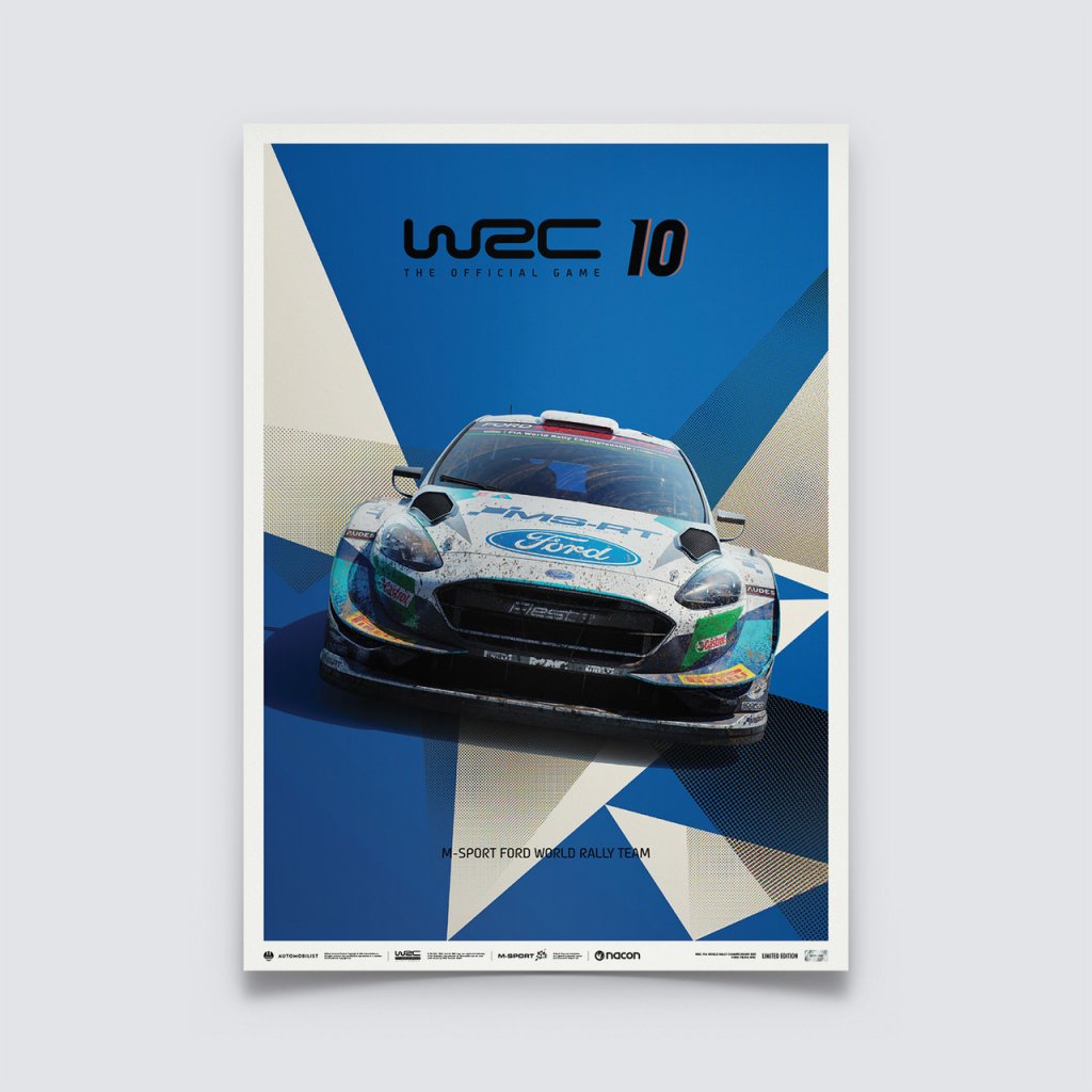 Posters | WRC 10 - Ford - The Official Game Cover | Limited Edition