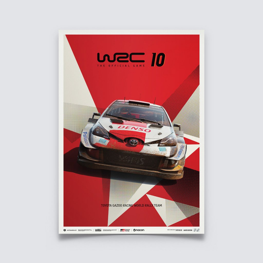 WRC 10 - TOYOTA - THE OFFICIAL GAME COVER | LIMITED EDITION