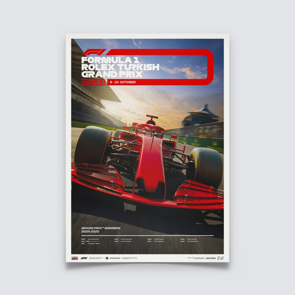 Posters | Formula 1® - Rolex Turkish Grand Prix - 2021 | Limited Edition