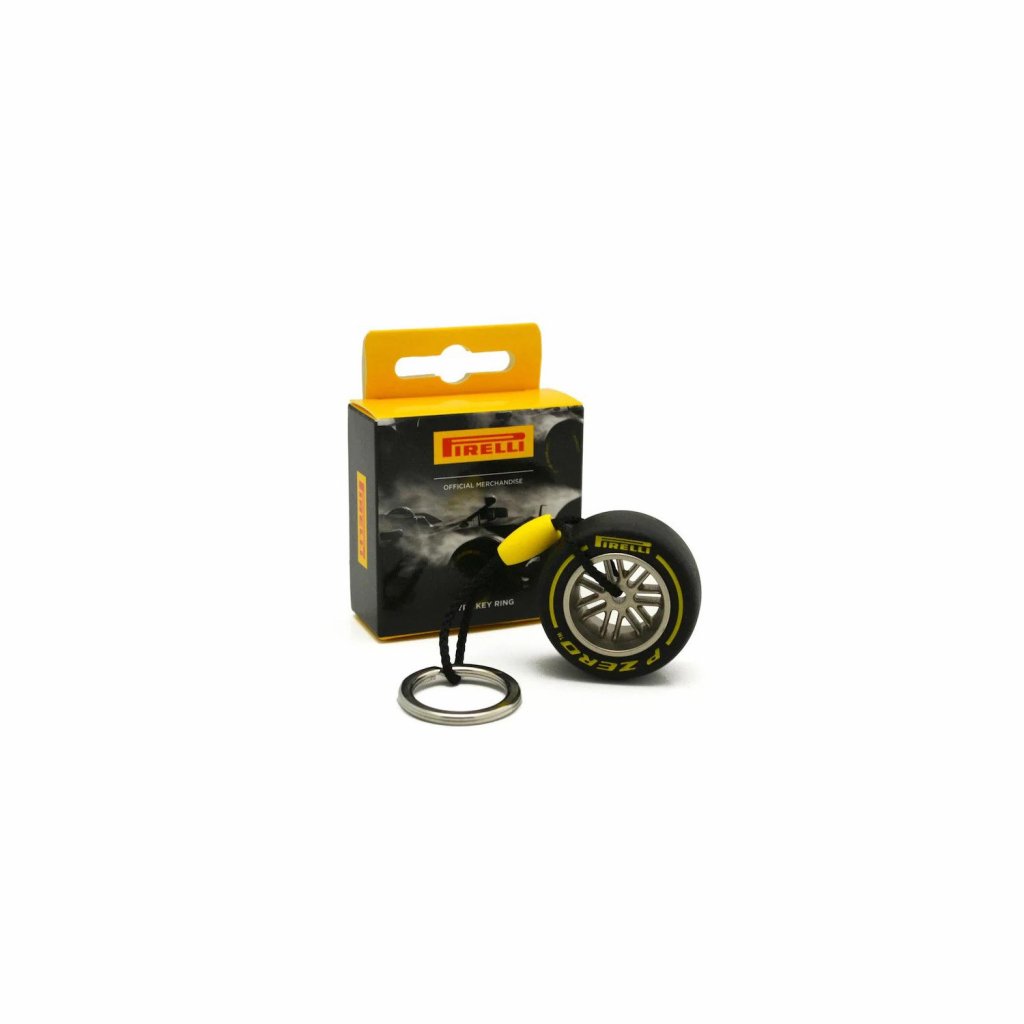 zul pl Pirelli Italy 2022 Tyre Keyring yellow 18950 1