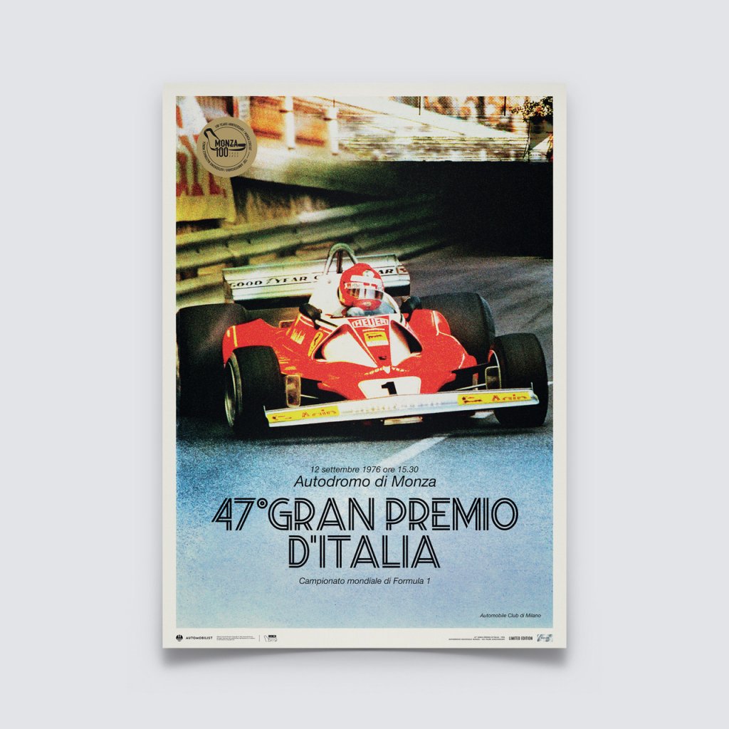 Posters | Monza Circuit - 100 Years Anniversary - 1976 | Limited Edition