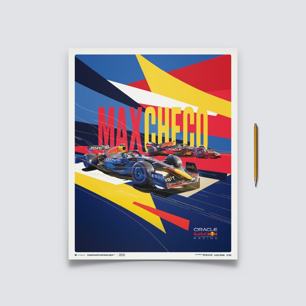 Posters | Oracle Red Bull Racing - Team - 2022, Classic Edition, 40 x 50 cm