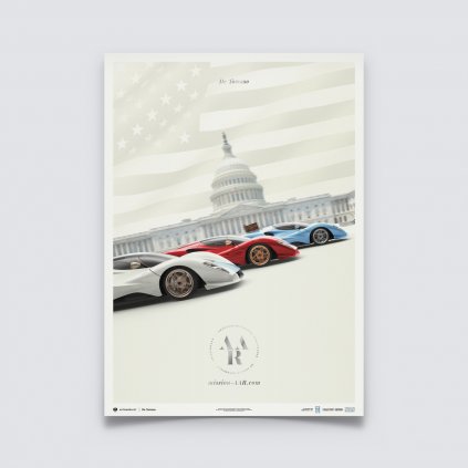 Posters | De Tomaso - Mission AAR - American Automotive Renaissance | Collector's Edition