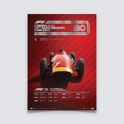 Posters | Formula 1® - Decades - Maserati - 1950s | Collector's Edition