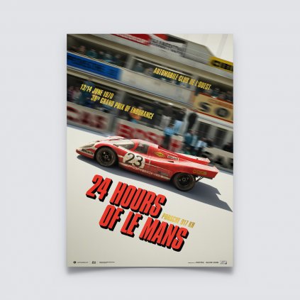 Posters | Porsche 917 KH - Past - 24h Le Mans - 1970 | Collector's Edition