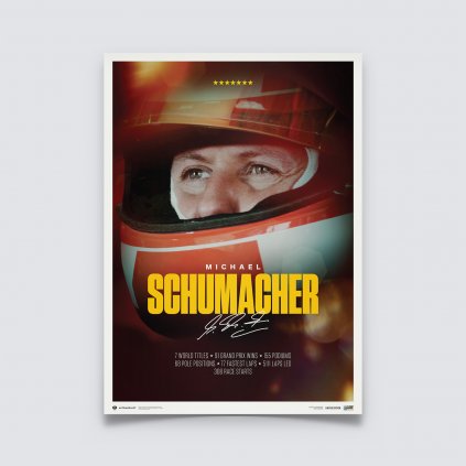 Posters | Michael Schumacher - Keep Fighting - 2023, Limited Edition of 200, 50 x 70 cm
