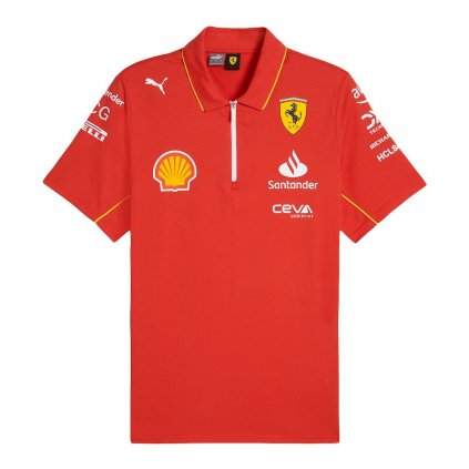 Ferrari F1 pánské týmové polo tričko 2024