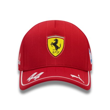Ferrari F1 2025 Lewis Hamilton kšiltovka červená