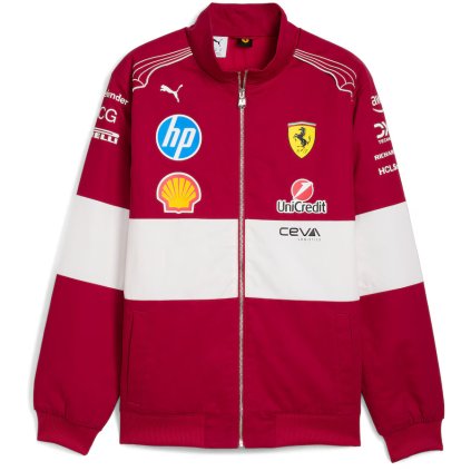 Ferrari F1 2025 týmová Vintage závodní bunda červená