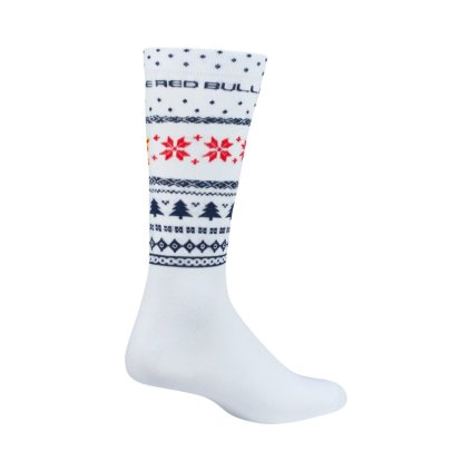 252061 ponozky red bull ring vanocni edice bile uni velikost