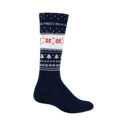 252059 ponozky red bull ring vanocni edice modre uni velikost