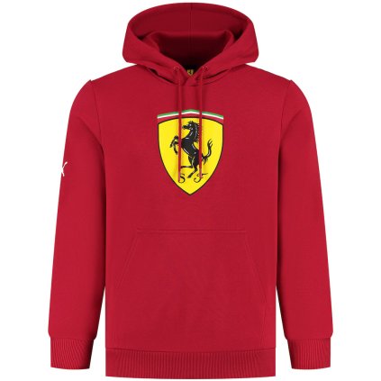 scuderia ferrari puma large shield hooded sweat red ss5 p 202359031+pv 2+u e2w6ofaenxajavkll3gy+v ssxyobezkcppgmju00ht