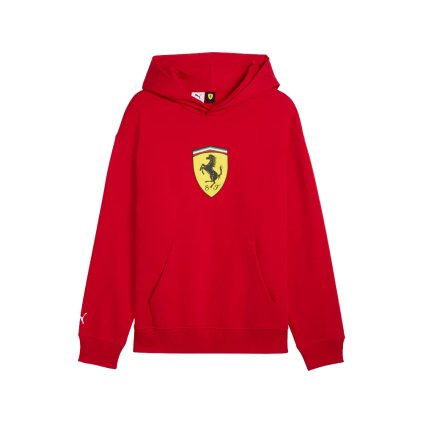 Ferrari pánská mikina Sportswear s kapucí červená