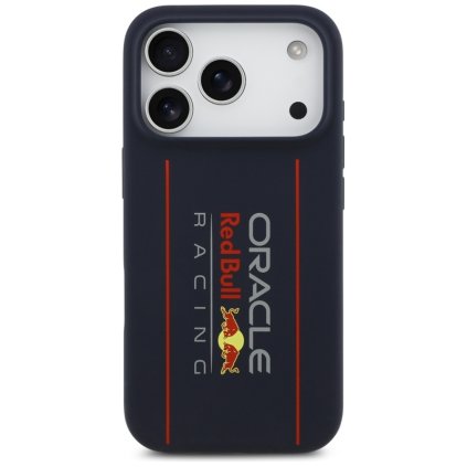 cze pl Silikonovy kryt Red Bull Oversize Vertical Logo MagSafe pro iPhone 17 Pro tmave modry 24482 3