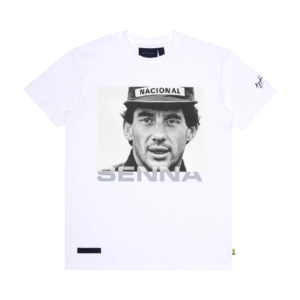 Ayrton Senna Icon pánské tričko bílé