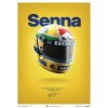 3490 poster mclaren mp4 4 ayrton senna helmet san marino gp 1988 poster