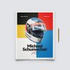 Posters | Michael Schumacher - Helmet - 1991, Classic Edition, 40 x 50 cm