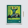 Posters | Aston Martin Aramco Cognizant Formula One™ Team - Fernando Alonso - 2023, Classic Edition, 40 x 50 cm