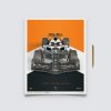 Posters | McLaren Formula 1 Team - Oscar Piastri - The Triple Crown Livery - 60th Anniversary - 2023, Medium, 40 x 50 cm