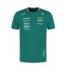 Aston Martin F1 2025 týmové pánské tričko zelené alonso