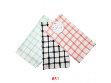 Phoenix KUCHYŇSKÉ bavlněných UTĚRKY 50x70 cm sada 3 kusů