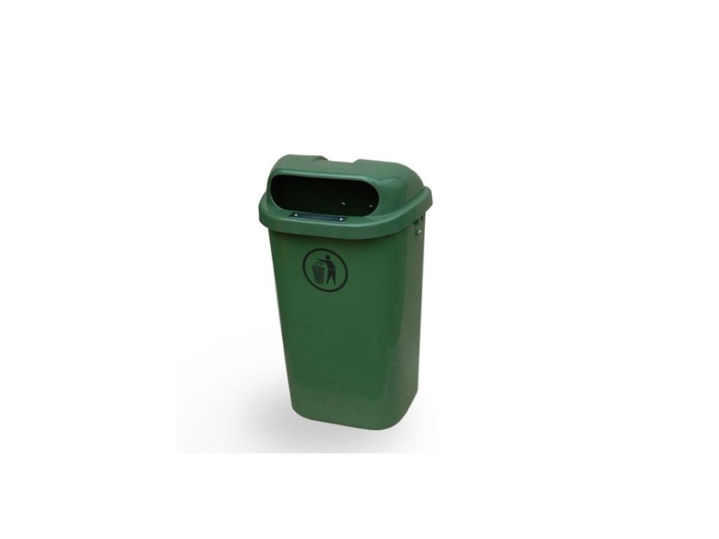 Odpadkový koš Europlast zelený