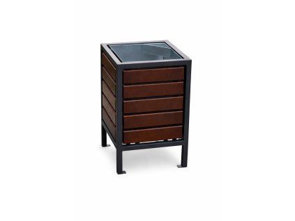 koš olše palisandr bez stříšky