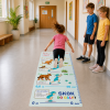 Podlahová samolepka Skok do dálky 250 × 100 cm