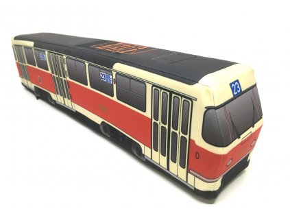 Plyšový model tramvaje ČKD Tatra T3