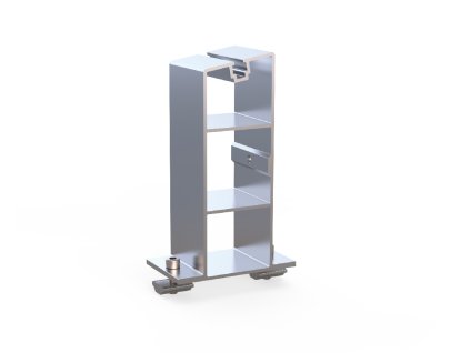 Hliníková noha 10° zadná