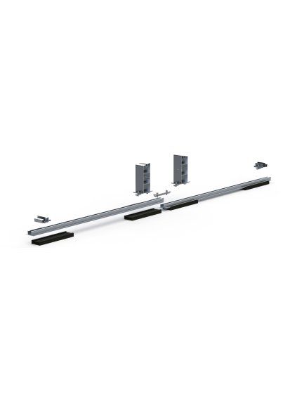 Set konštrukcia - plochá strecha 8 panelov