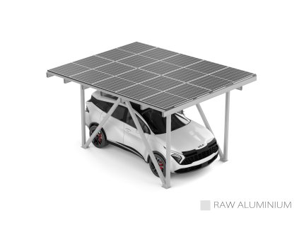 Solárny carport ALU pre 1 auto