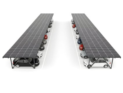 solarny hlinikovy pristresok pre 20 aut 1