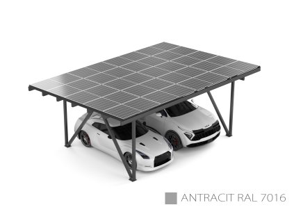 pristresok pre 2 vozidla hlinik antracit