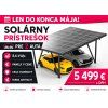 Solárny prístešok pre 2 autá + 20 panelov