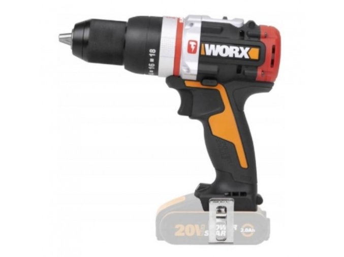 WX354.9 Aku vrtačka s příklepem 20V 60Nm - bez akumulátoru - Powershare