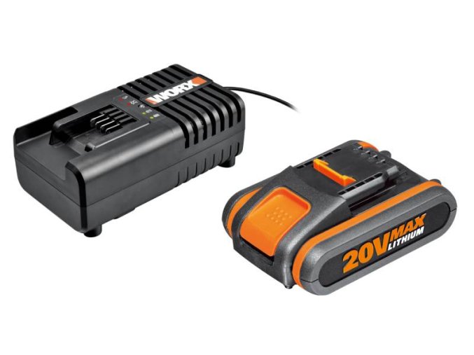 WA3601 - Akumulátor 20V, 2Ah + nabíječka 20V, 2A
