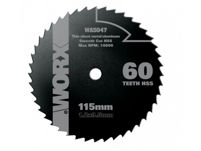 WA5047 Kotouč na dřevo/kov 115 x 9,5 pro WX427