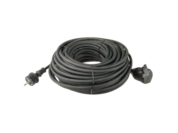 Prodlužovací gumový kabel 1 zásuvka | 230V/10m
